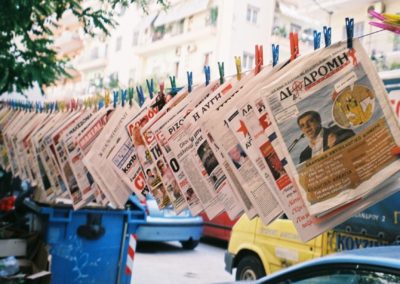 hanging-newspapers